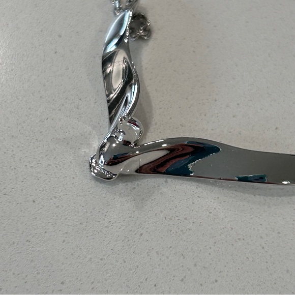 Vintage Sarah Coventry Silver Tone Bird In Flight Choker - Picture 7 of 10